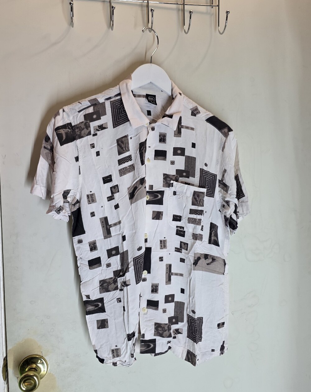 Brain Dead Jen Shear Men's Hawaiian Button Shirt